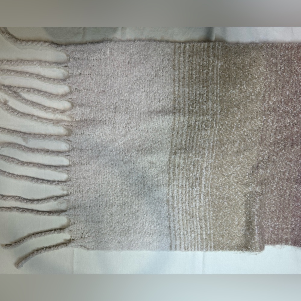 MeriSea Grey Ombré Blanket Scarf One Size Fits All. - Picture 5 of 7